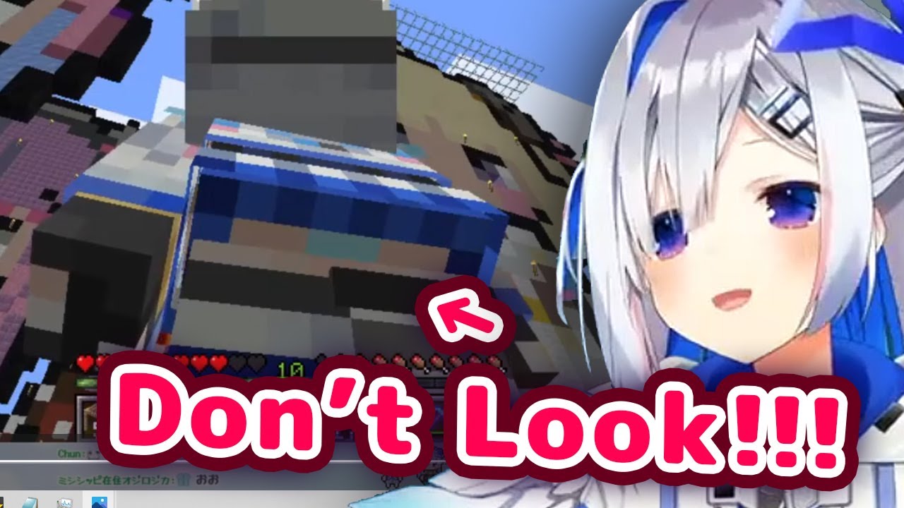 Kanata Finds Out Her Pantsu Are Visible In Minecraft【ENG Sub/Hololive】