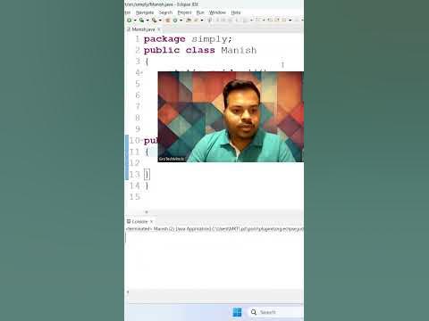 How to call static method in Main Method in Java #seleniumjava # ...