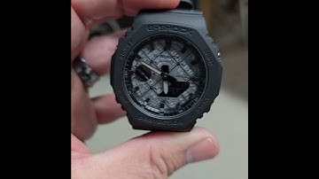 Casio G-SHOCK GA-2100-1A1 With Silicon Wafer Dial #casiogshock #casioak