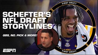 Adam Schefter on the No. 2 pick, 1st round QBs & 2024 Draft STORYLINES | First Draft by ESPN 20,322 views 10 hours ago 13 minutes, 11 seconds