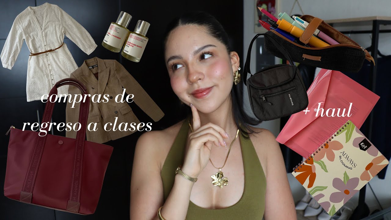 compras de regreso a clases +haul👜🖊️ -Nina
