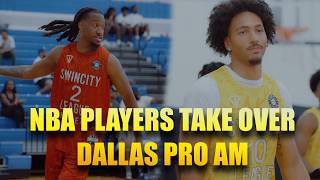 NBA Players Showed out in Dallas | Daniss Jenkins , Jalen Wilson, Daniel Gafford Swin City
