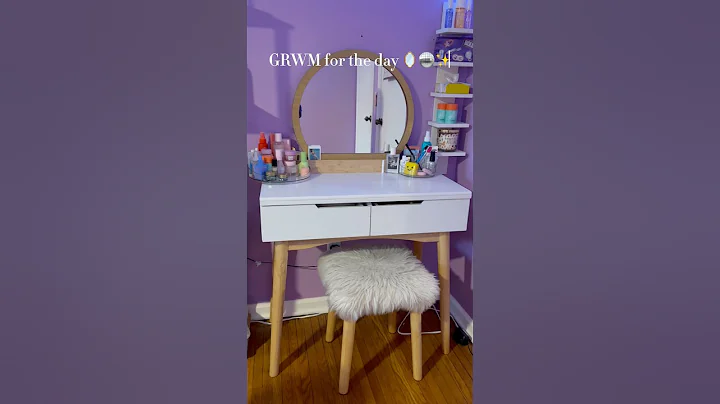 GRWM for the day 🪩🪞✨ #preppy #skincare