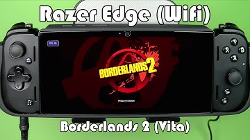 Razer Edge Handheld - Gameplay Test - Borderlands 2 (Vita) - How to fix graphics glitches!