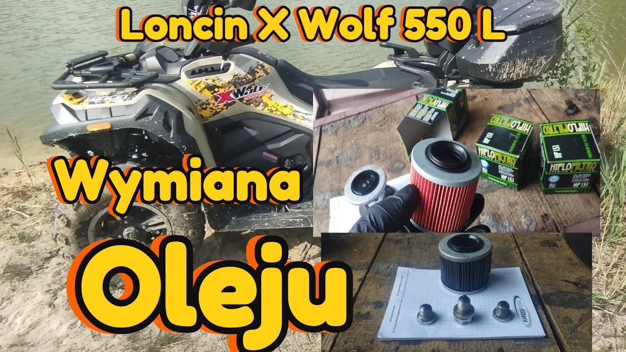 Wymiana oleju Loncin Xwolf 550 L Cf Moto