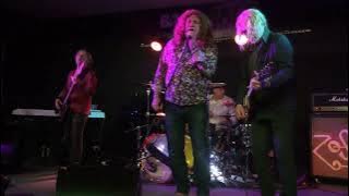 Led Into Zeppelin . Tribute . San Francisco / Violin bow . Backstage at the Green . 25th Feb 2023 .