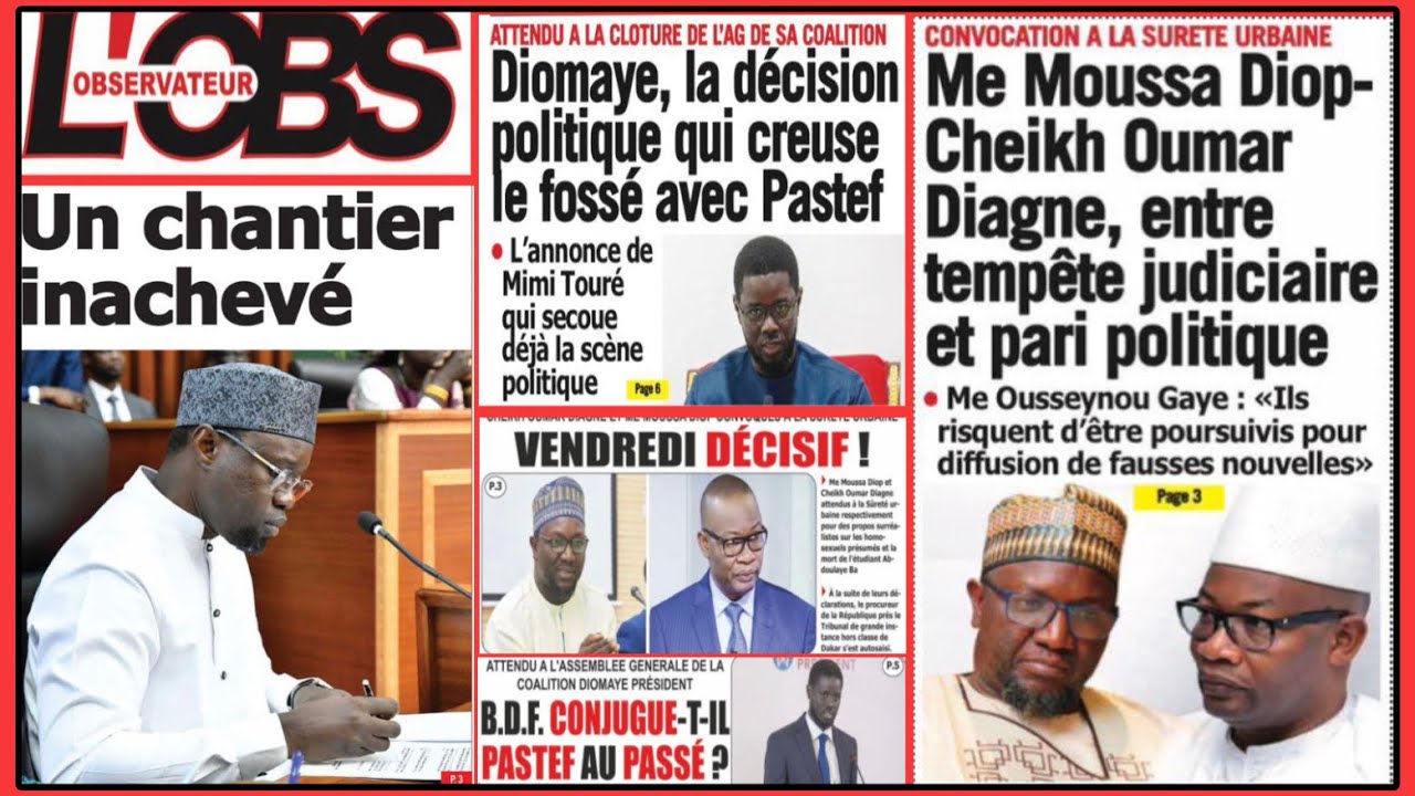 Revue de presse Vendredi 06 mars 2026 avec Mame khalifa 