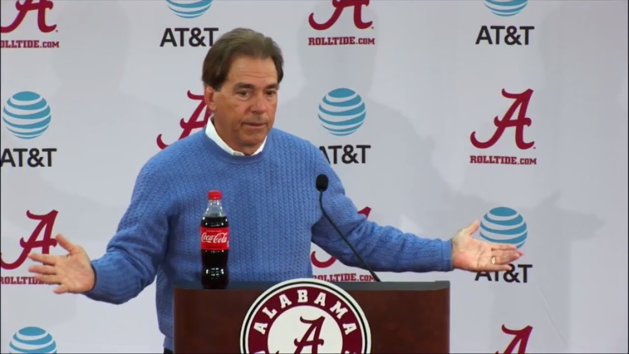 Nick Saban 'could care less' about College Football Playoff rankings ...