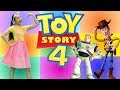 Ellie Plays Toy Story 4 Giant Smash Game with Woody and Buzz | Toy Game Show