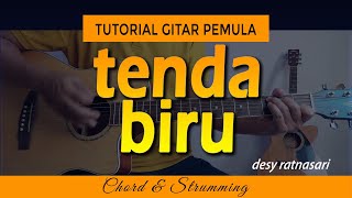 Video thumbnail of "TENDA BIRU - Desy Ratnasari | TUTORIAL GITAR"