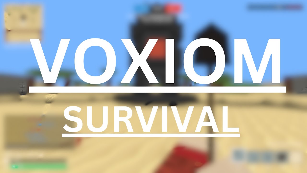 Voxiom io Build, Craft, Shoot Game Mode Survival - YouTube