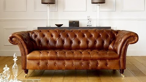 Chesterfield sofa 3Ds MAX modeling PROMO