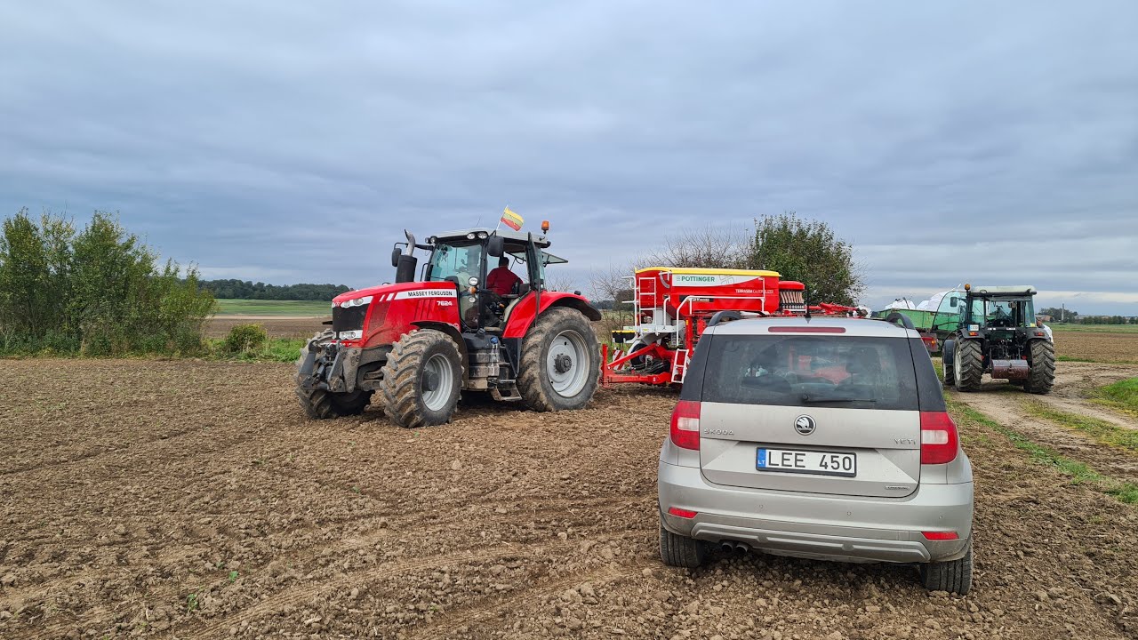 #70 Kviečių sėja 2 dalis! Pottinger Terrasem C4F! ❤️❤️❤️