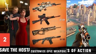Sniper 3D: Fun Free Online FPS Shooting Game | Android iOS gameplay | Part 2 | aafury screenshot 5