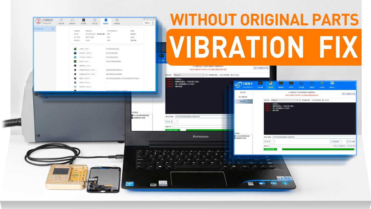 Vibrator, TrueTone & Touch Fix Without Original Parts YouTube