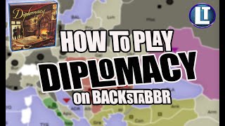 How To Play DIPLOMACY in 12 MINUTES on Backstabbr /YOU Can Learn the Board Game Diplomacy
