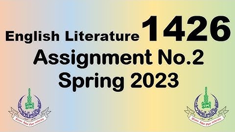 AIOU BA Code 1426 Solved Assignment No.2 | Semester Spring 2023