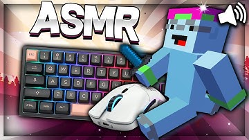 [240 FPS Smooth Render]  Keyboard + Mouse Sounds ASMR w/lofi  | Hypixel Bedwars