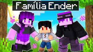 P3DRU foi ADOTADO pela FAMÍLIA ENDER no Minecraft