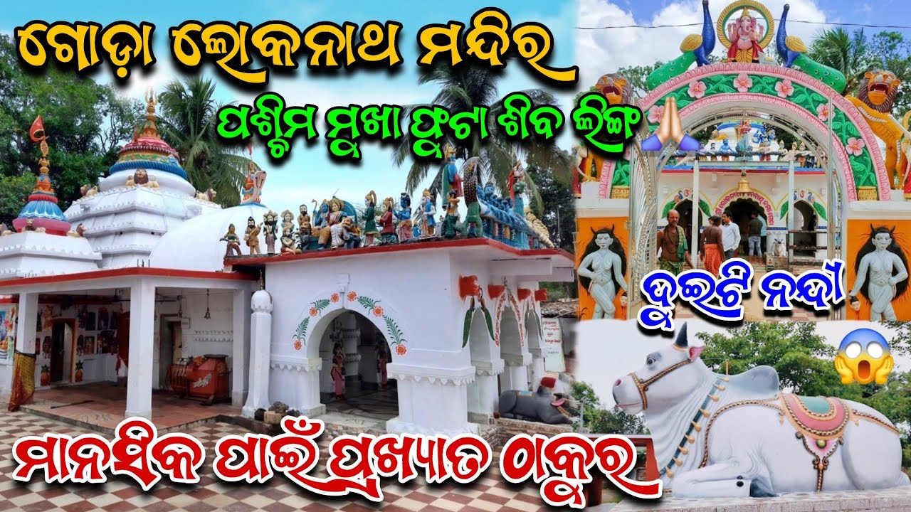 Khordha Famous Goda Lokanath Temple🙏🏻 Part - 2// ମାନସିକ ପାଇଁ ପ୍ରଖ୍ୟାତ ଠାକୁର😇//ଦୁଇ ଦୁଇଟି ନନ୍ଦୀ🙏🏻😳//