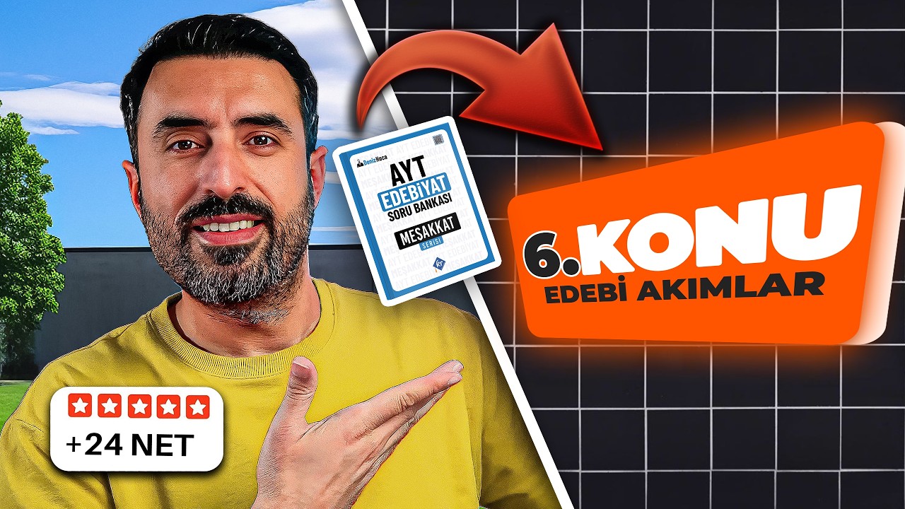 EDEBİ AKIMLAR SORU ÇÖZÜMÜ | 6.Konu | 📌 2026 AYT Edebiyat Soru Bankası Meşakkat