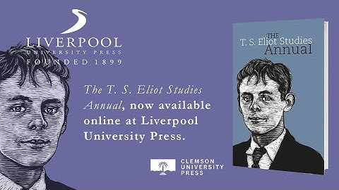 Meet the editors of The T. S. Eliot Studies Annual (snippet)