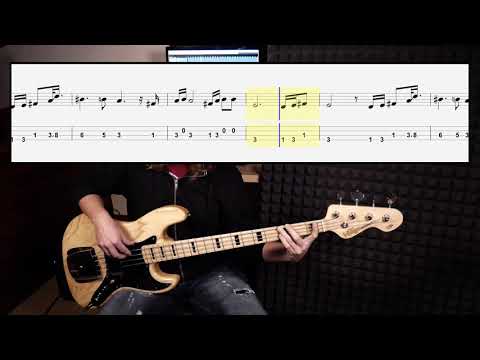 Arctic Monkeys - Do I Wanna Know (bass cover with tabs in video)