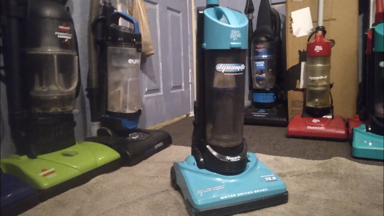 Dirt Devil Dynamite Bagless Upright Vacuum (UD40105) YouTube