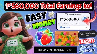 ₱560,000 Total Earnings ko sa Trending App nato Direct Gcash • Match Tile Crazy Fruits Legit or Fake screenshot 3