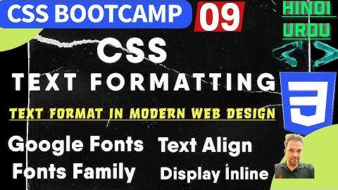 #9 CSS Text Formatting | What are the 8 CSS text properties? | skillsepisode #csscourse #html5css3