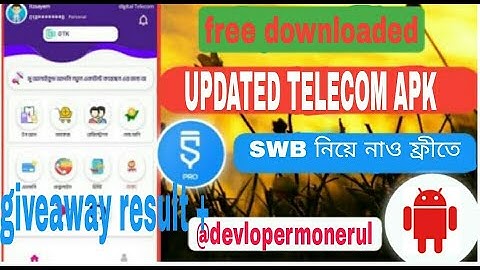 Update telecom apk swb free download#devlopermonerul#sketchware