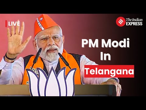 PM Modis Rally In Karimnagar, Telangana | Lok Sabha Election 2024 @indianexpress