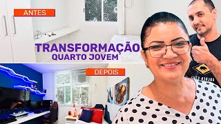 MONTEI UM QUARTO GAMER DO ZERO PARA O MEU FILHO | Viviane Magalhães e André Gomes