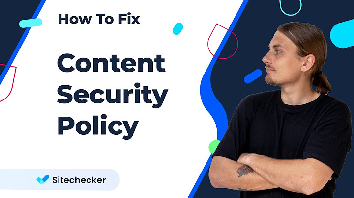 Content security policy blocks inline execution of scripts and stylesheets