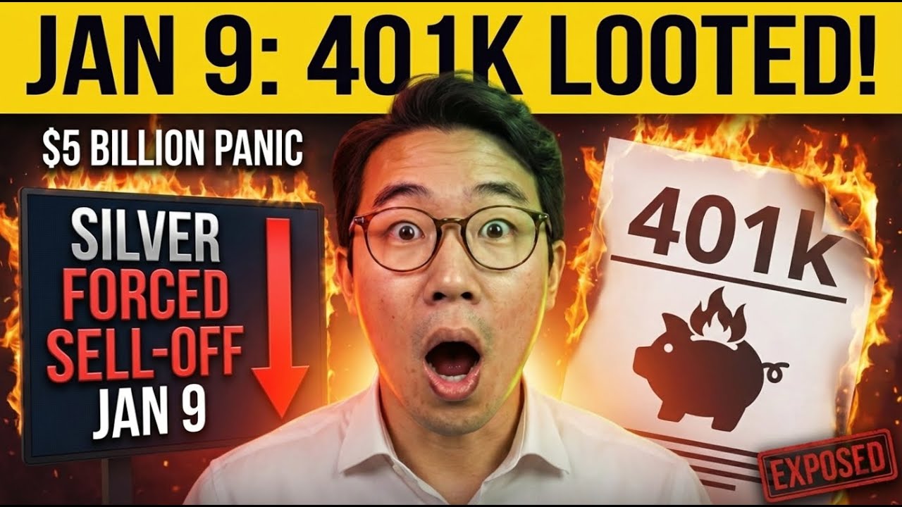 rewrite this title in 20 words or less (do not provide multiple options): YOUR 401K IS BEING LOOTED: January 9th Silver Forced Liquidation Explained