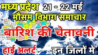 आज का मध्य प्रदेश मौसम विभाग : Madhya Pradesh Weather Report 21 May 2024 Bhopal weather Today