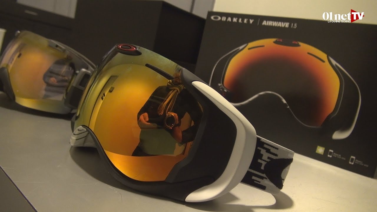 Test du Oakley Airwave 1.5, le masque de ski connecté qui numérise