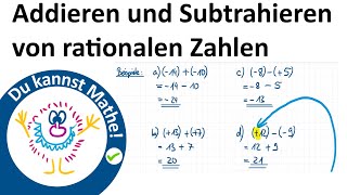 Addieren und Subtrahieren von rationalen Zahlen