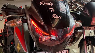 tvs apache head light drl modification