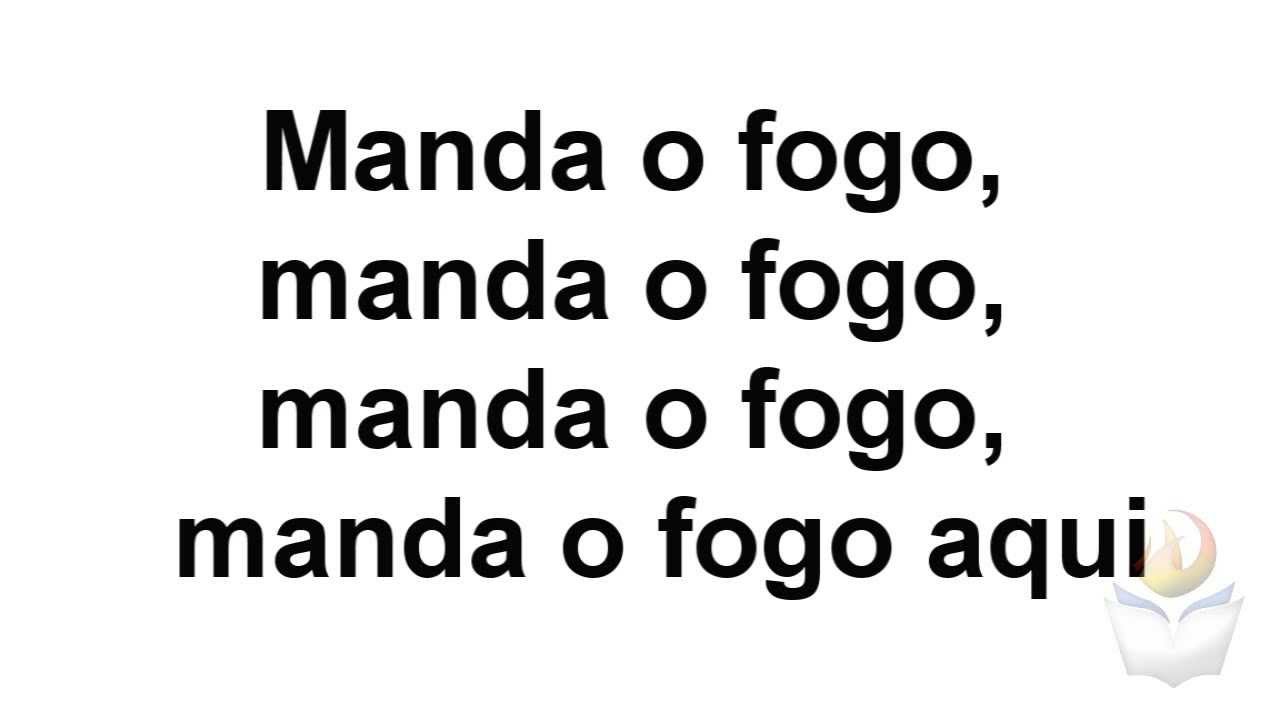 MANDA O FOGO Soraya Moraes (videoletra dos louvores que toca aqui no