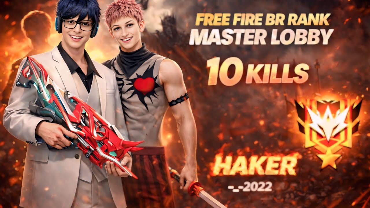 😃 FREE FIRE MASTER LOBBY 10 KILLS 😎