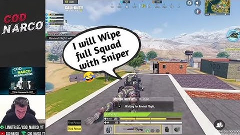 CoD Narco Found the Funniest random sniper player in | CoD Narco found a pro sniper player  #codm