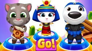 Talking Tom Candy Run Squid Game - Knight Hank - Astro Tom - Prehistoric Tom - Ninja Hank by TraiNghiemGame 2,405 views 2 days ago 8 minutes, 44 seconds