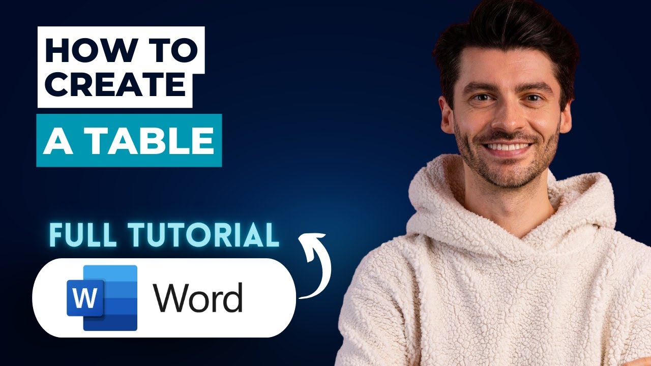 How to Create a Table in Microsoft Word [2026 Guide] - YouTube