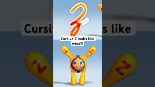 U, V, W, X, Y &amp; Z TRACE CURSIVE LETTERS!  🎶✨ #abcs #toddlerlearning