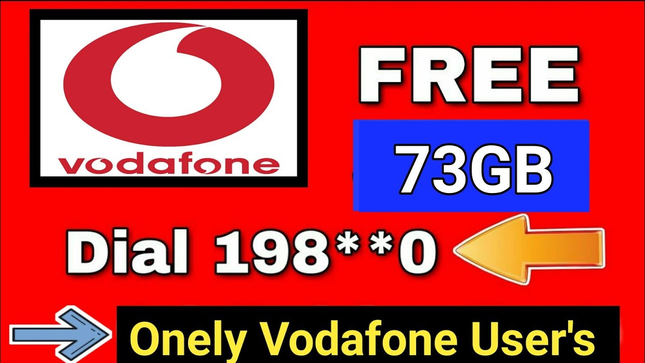 Vodafone Free 73GB 4G Data Offer 2020 Vodafone Free Internet Trick vodafone-free-73gb-4g-data-offer-2020-vodafone-free-internet-trick