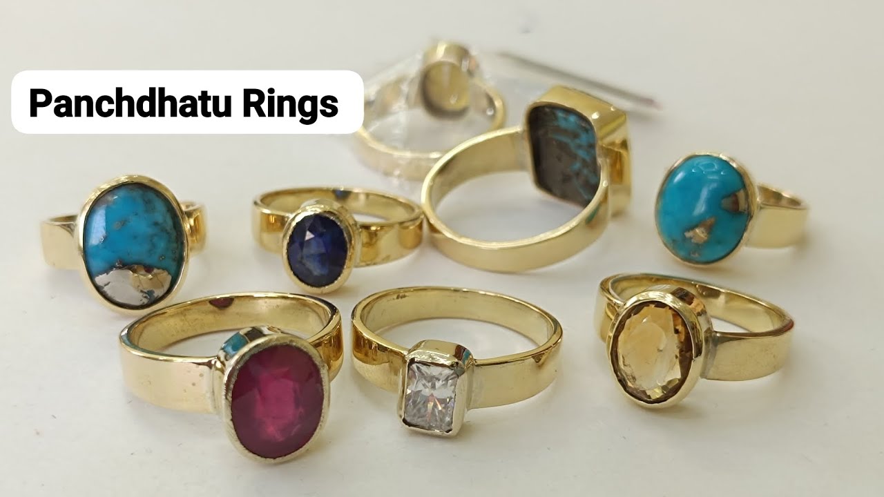 Zircon Panchdhatu Ring at Rs 1601/piece | All Tyep Ring in Varanasi | ID:  12984104355