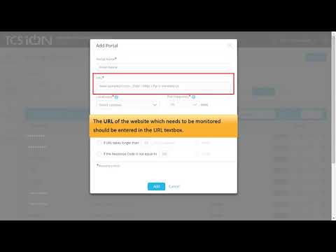 TCS iON Transaction Monitor - Configure Portals