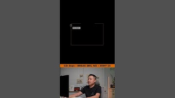 Cách để anh em cắt hoặc ghép 1 đoạn thẳng lại #hocnghenoithat #autocad