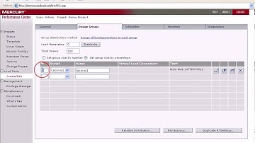 HP Performance Center 8.1 FP4 Load Test Design